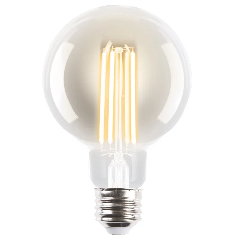 Industrial Lighting for Metal Fabrication ShopsG95 E27 810lm Filament LED Globe