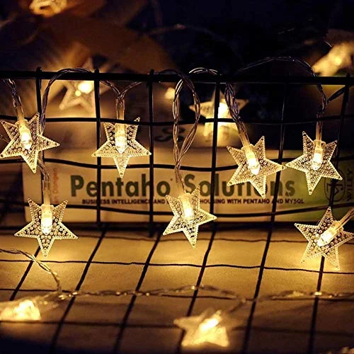 String Lights for Outdoor Dining Areas40 LED 14ft Star String Lights - Battery Operated - Warm White - 1 Pack String Lights for Outdoor Dining Areas40 LED 14ft Star String Lights - Battery Operated - Warm White - 1 Pack