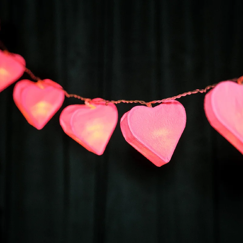 String Lights for Seasonal Decorations (Spring, Fall, etc.)10 LED Paper Heart Battery Fairy Lights String Lights for Seasonal Decorations (Spring, Fall, etc.)10 LED Paper Heart Battery Fairy Lights