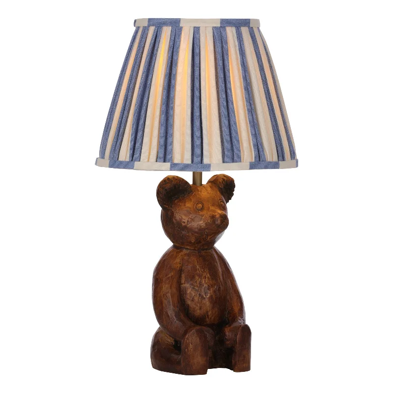 Walter Table Lamp In Wood Effect Base Only B22