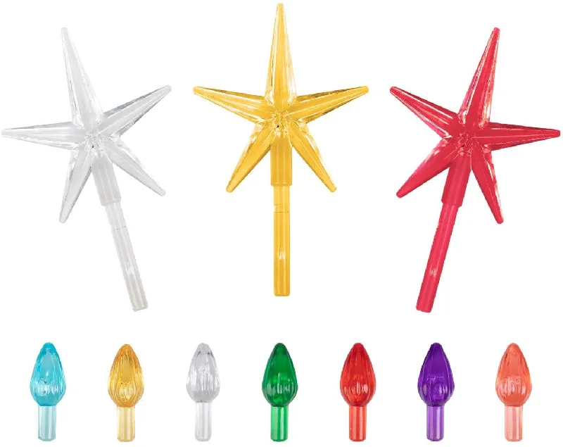 Battery - Operated String Lights for Indoor UseChristmas Ceramic Tree Lights Bulbs, Multicolor Battery - Operated String Lights for Indoor UseChristmas Ceramic Tree Lights Bulbs, Multicolor