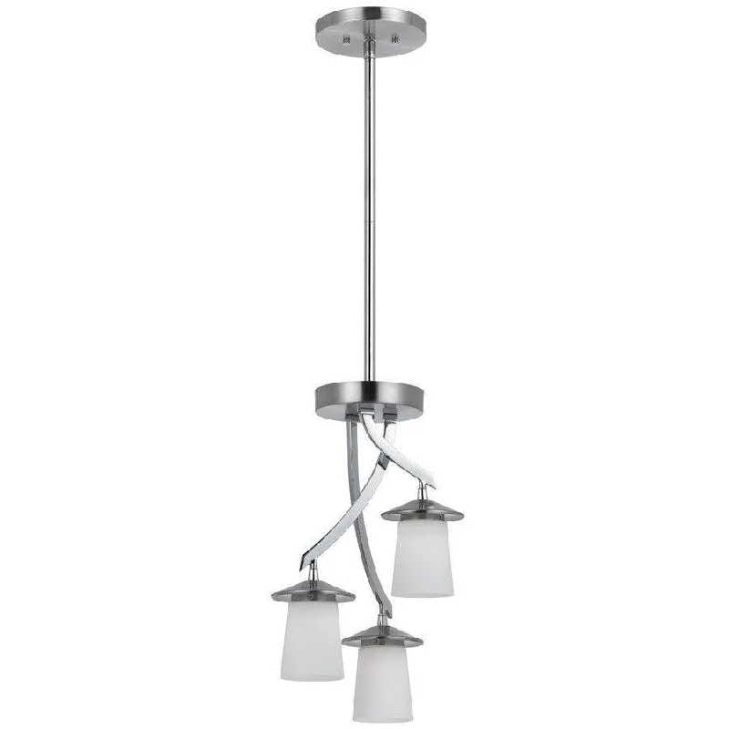 Trans Globe Lighting 10788 One Light Energy Saving LED Pendant in Brushed Nickel Finish Trans Globe Lighting 10788 One Light Energy Saving LED Pendant in Brushed Nickel Finish