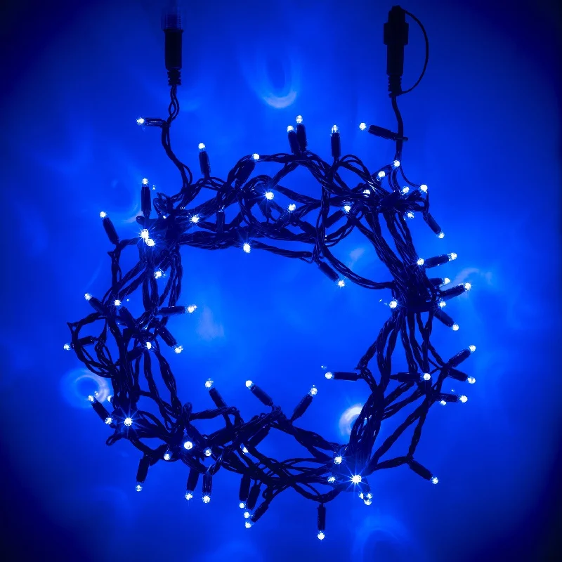 String Lights for Nursery Room DecorCore Connect 10m 100 Blue Connectable Fairy Lights Green Cable String Lights for Nursery Room DecorCore Connect 10m 100 Blue Connectable Fairy Lights Green Cable