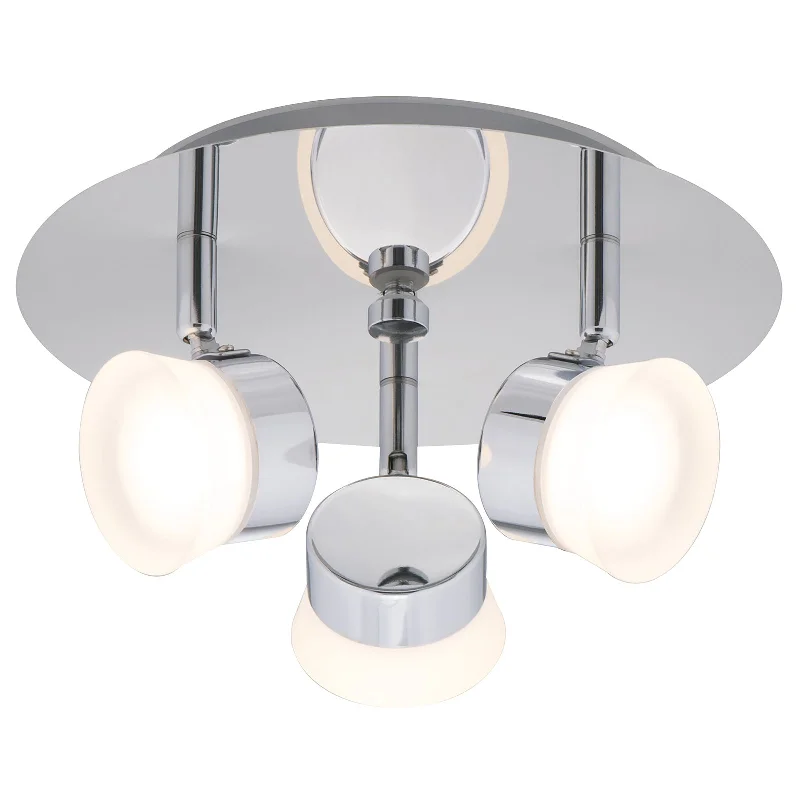 Color - Tunable Industrial Lighting for Special ApplicationsPaisley 3 X 4.5W Round Plate LED Spotlight - Polished Chrome Color - Tunable Industrial Lighting for Special ApplicationsPaisley 3 X 4.5W Round Plate LED Spotlight - Polished Chrome