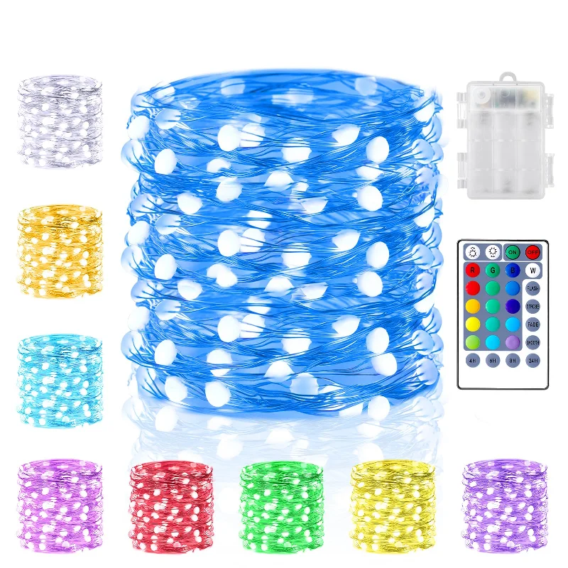 String Lights for Restaurant Outdoor SeatingColor Changing Fairy Lights with Remote, 16 Colors, 24 Modes String Lights for Restaurant Outdoor SeatingColor Changing Fairy Lights with Remote, 16 Colors, 24 Modes