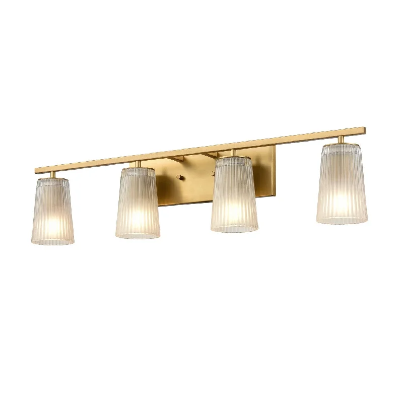 Industrial Lighting for Pharmaceutical ManufacturingLuca Four Light Vanity