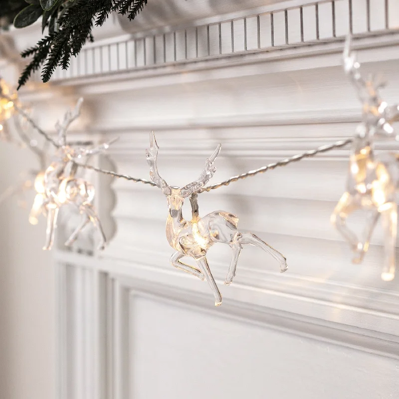 String Lights for Nursery Room Decor10 Warm White Reindeer Battery Christmas Fairy Lights String Lights for Nursery Room Decor10 Warm White Reindeer Battery Christmas Fairy Lights