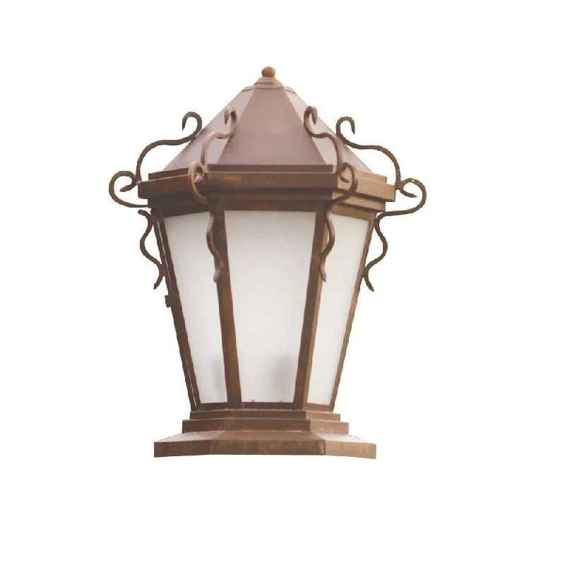 SPJ Lighting SPJ46-10B Column Mount Lantern
