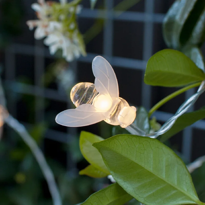 String Lights with Multicolored Bulbs for Festive Occasions20 Bee LED Solar Fairy Lights String Lights with Multicolored Bulbs for Festive Occasions20 Bee LED Solar Fairy Lights