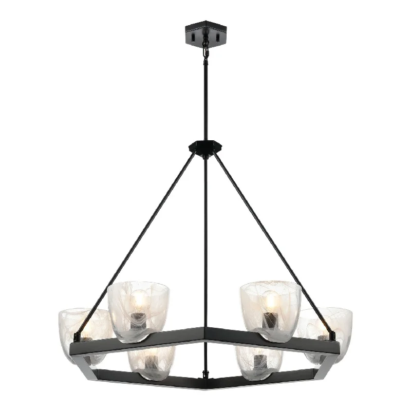 Dust - Resistant Industrial Lighting for Dirty WorkspacesChalice Six Light Pendant