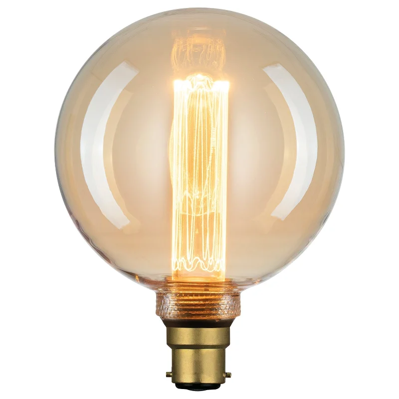 Industrial Lighting with High CRI (Color Rendering Index) for True Color PerceptionG125 B22 Vintage Decorative LED Globe Industrial Lighting with High CRI (Color Rendering Index) for True Color PerceptionG125 B22 Vintage Decorative LED Globe