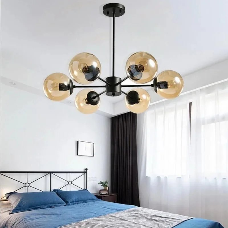 Minimalist Chandeliers for Sleek and Simple Interiors6 arm chandelier-as-290