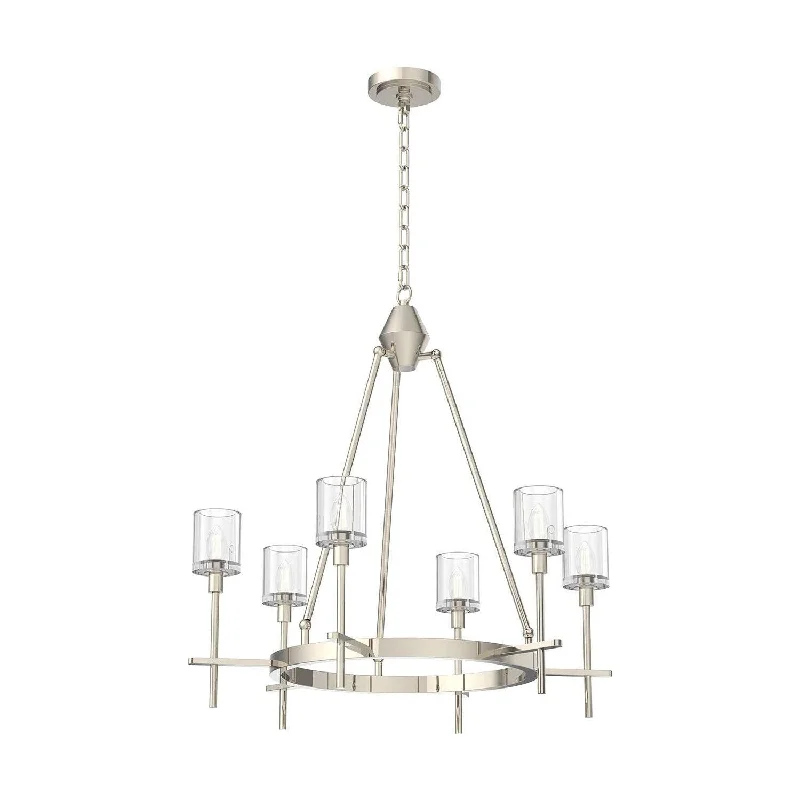 Chandeliers with Metal Frames in Gold FinishAlora Salita Chandelier