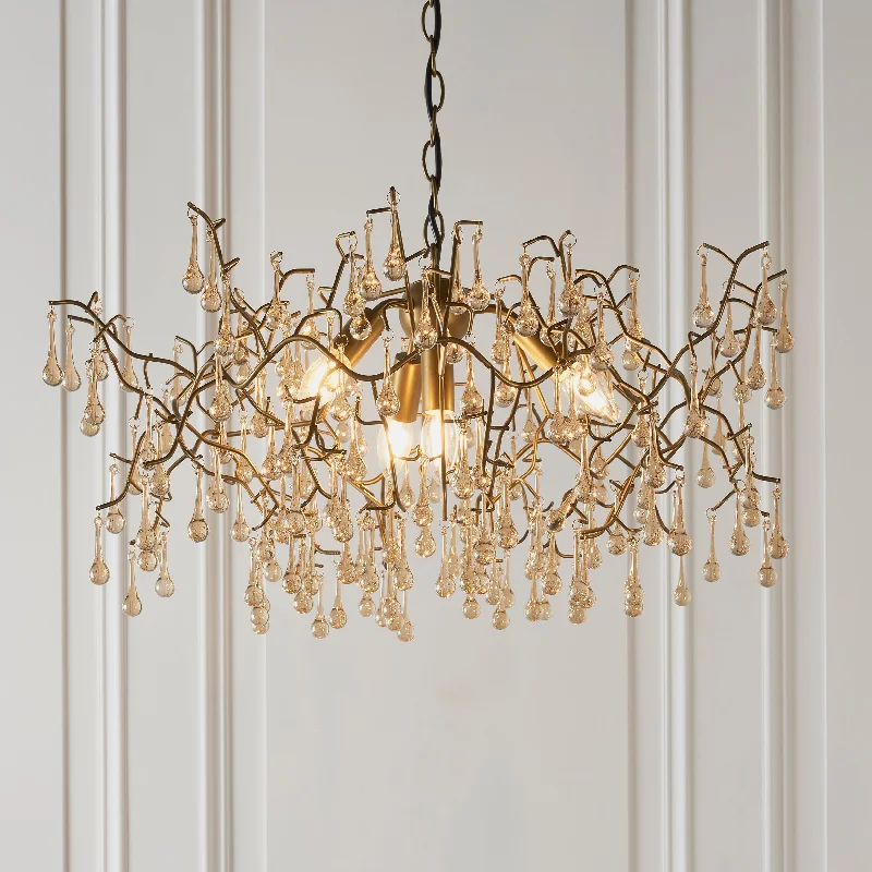 Minimalist Chandeliers for Sleek and Simple InteriorsAmos Chatsworth Chandelier Aged Gold & Champagne Minimalist Chandeliers for Sleek and Simple InteriorsAmos Chatsworth Chandelier Aged Gold & Champagne