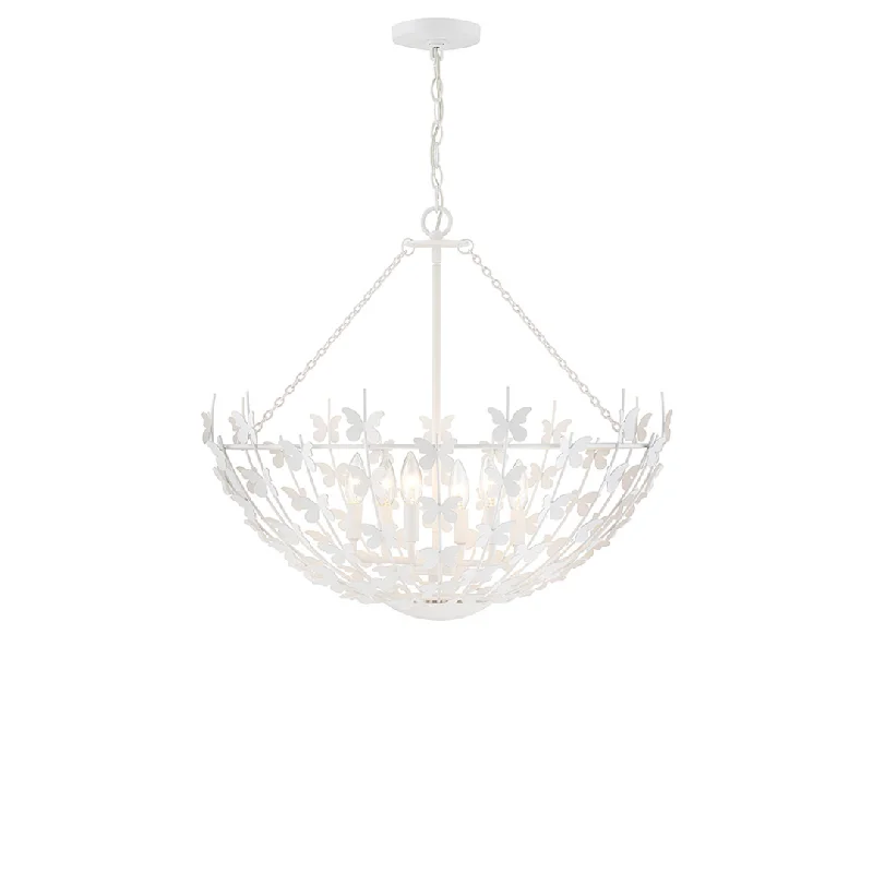 Rustic Wood Chandeliers for Country - Style HousesBirch 6-Light Pendant