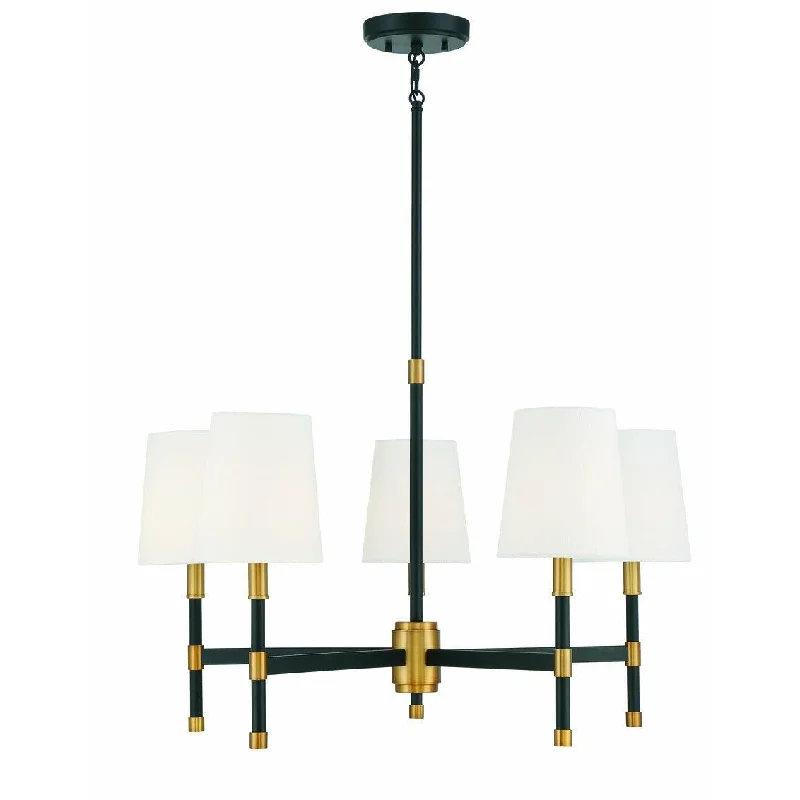 Chandeliers with Colored Glass for a Splash of ColorBrody Chandelier