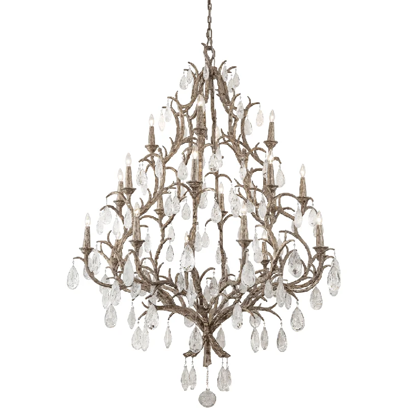 Chandeliers with Clear Crystal for a Sparkling EffectCorbett Amadeus 20 Light Chandelier