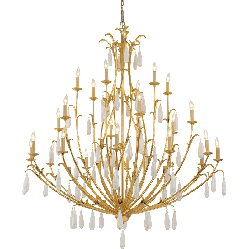 Chandeliers with Murano Glass for a High - End Artistic TouchCorbett Prosecco 24 Light Chandelier