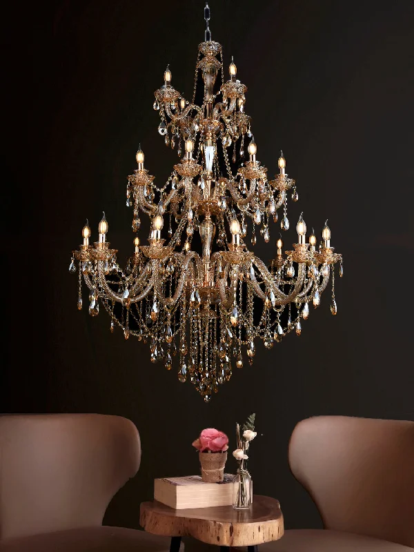 Chandeliers with Candle - Style Bulbs for a Classic AestheticCurie 24-Lamp Chandelier Chandeliers with Candle - Style Bulbs for a Classic AestheticCurie 24-Lamp Chandelier