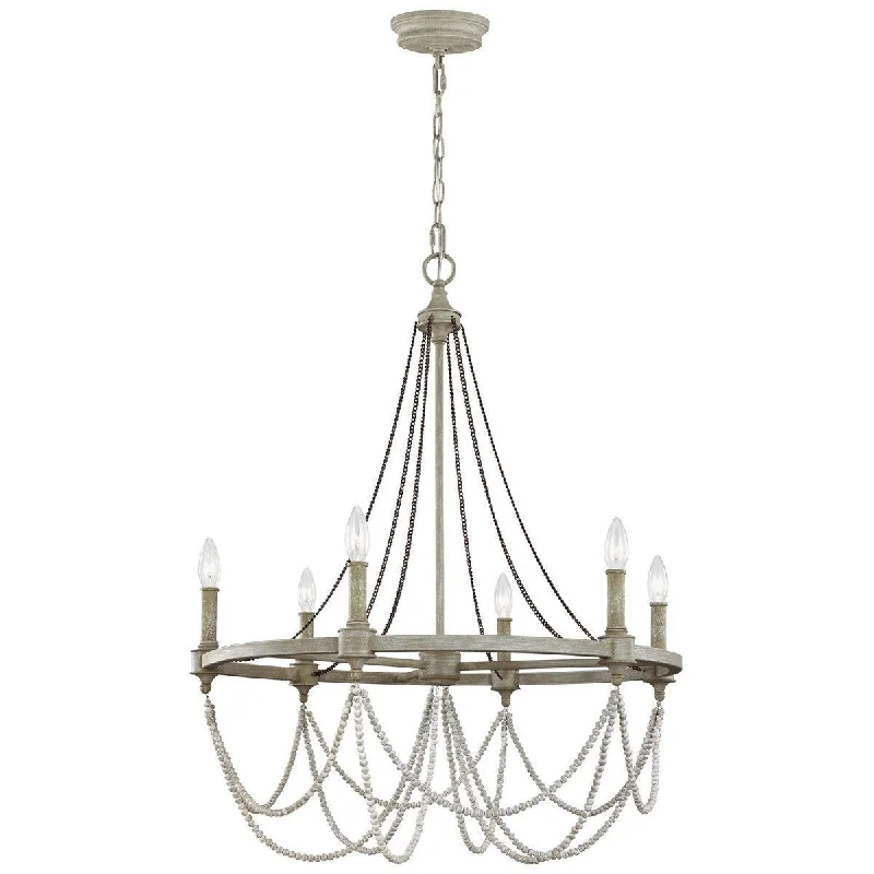 Rustic Wood Chandeliers for Country - Style HousesFeiss Beverly 6 Lights Chandelier Rustic Wood Chandeliers for Country - Style HousesFeiss Beverly 6 Lights Chandelier
