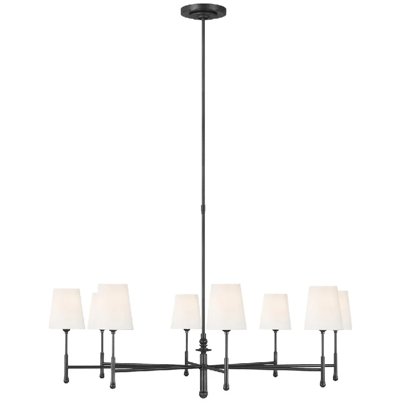 Chandeliers with Metal Frames in Gold FinishFeiss Capri 8-Light Chandelier
