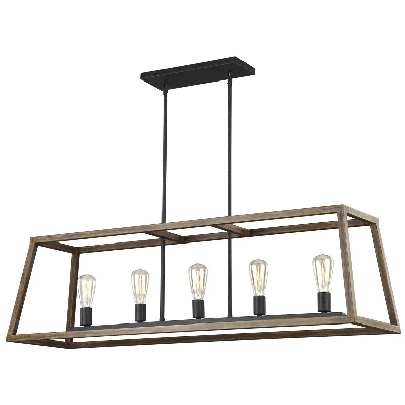 Chandeliers with Multiple Lights for Maximum IlluminationFeiss Gannet 5-Light Island Chandelier