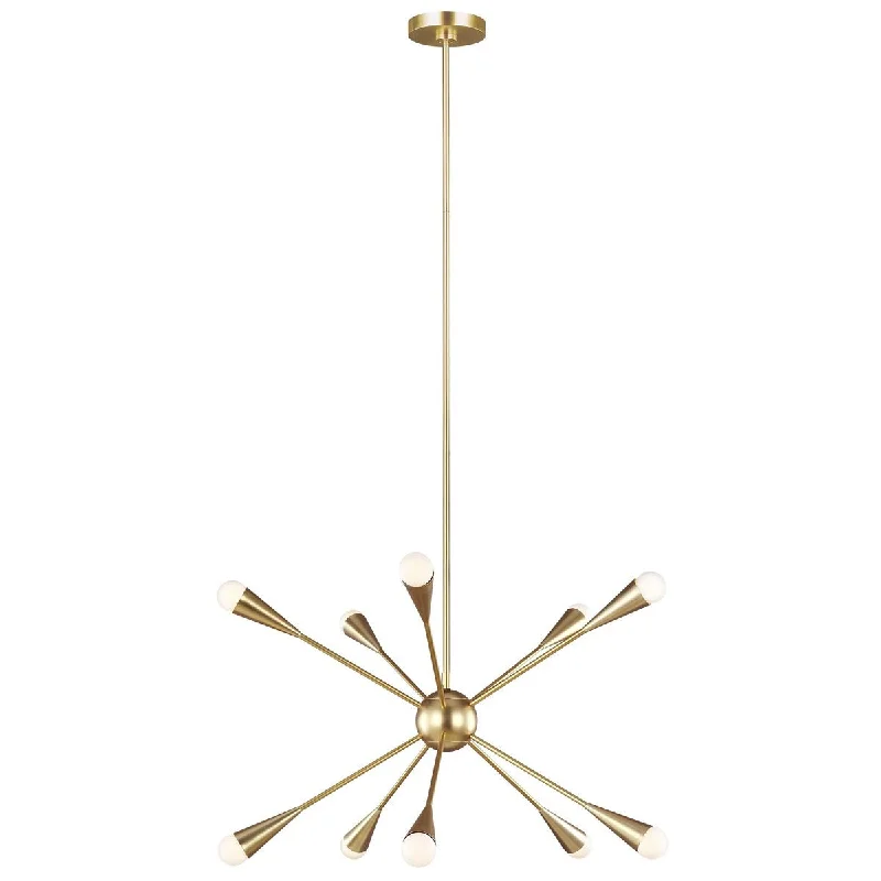 Rustic Wood Chandeliers for Country - Style HousesFeiss Jax 10-Light Chandelier