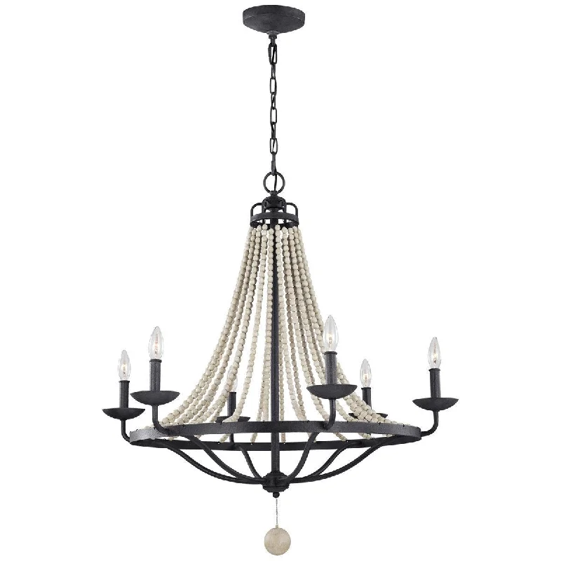 Large Chandeliers for Grand Halls and FoyersFeiss Nori 6 Lights Chandelier