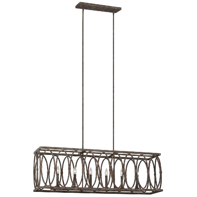 Chandeliers with Clear Crystal for a Sparkling EffectFeiss Patrice 6-Light Linear Chandelier Chandeliers with Clear Crystal for a Sparkling EffectFeiss Patrice 6-Light Linear Chandelier