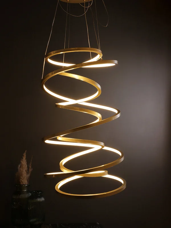 Chandeliers with Metal Frames in Gold FinishGary Chandelier