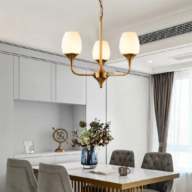 Chandeliers with Metal Frames in Copper FinishGenip Chandelier