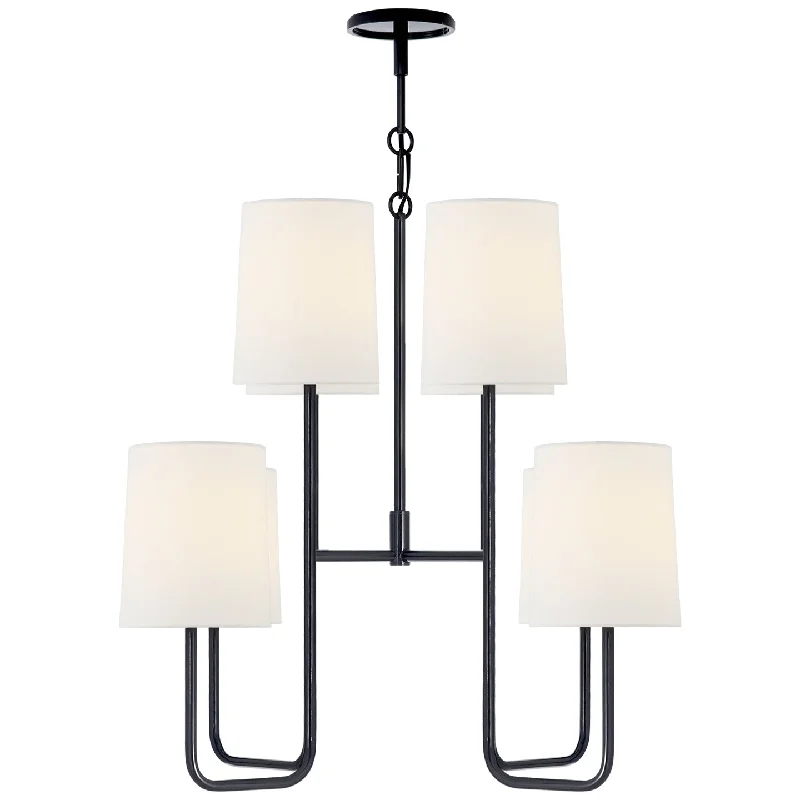 Chandeliers with Metal Frames in Copper FinishGo Lightly 2-Tier Chandelier