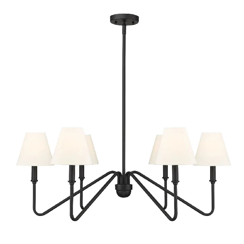 Chandeliers with Pendant Lights for a Stylish LookKennedy Six Light Chandelier