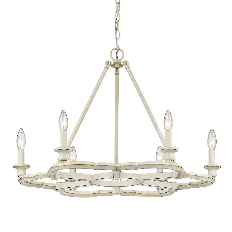 Chandeliers with Metal Frames in Gold FinishSaxon FW Chandelier