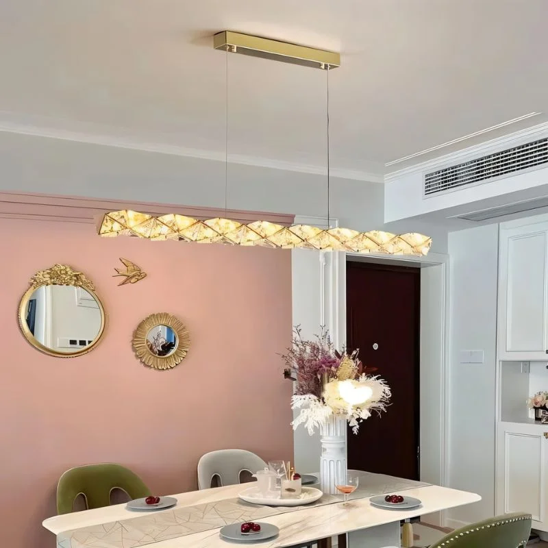 Chandeliers with Adjustable Height for Custom InstallationGratian Linear Chandelier Chandeliers with Adjustable Height for Custom InstallationGratian Linear Chandelier