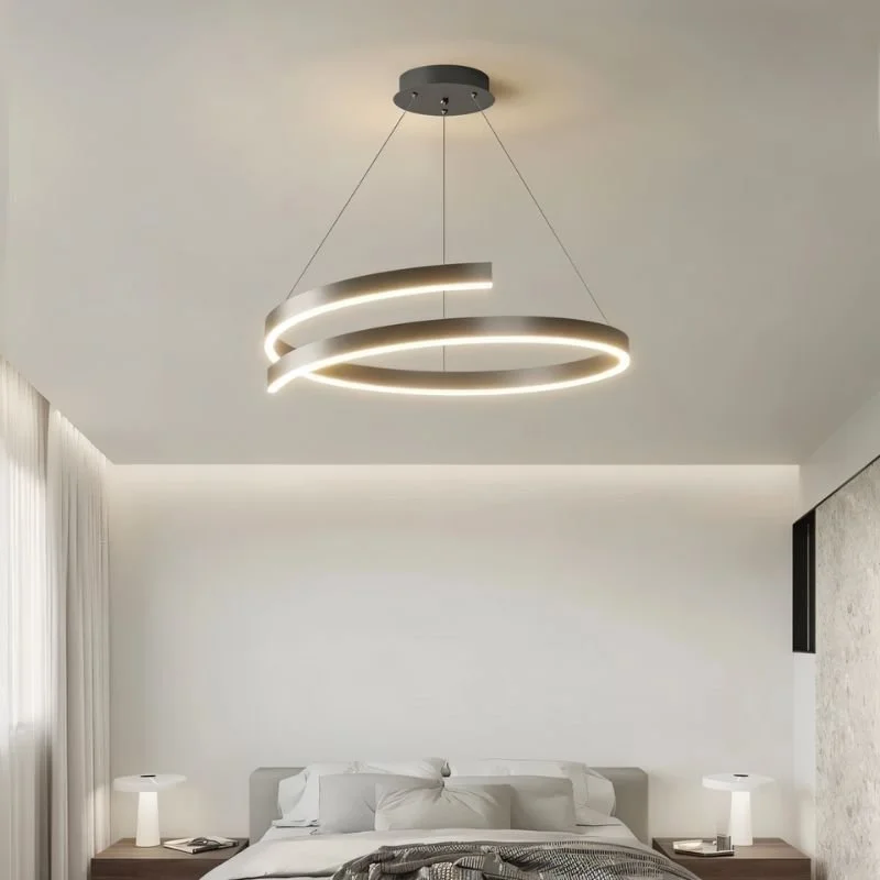 Chandeliers with Frosted Glass for a Softer Light DiffusionHalena Chandelier