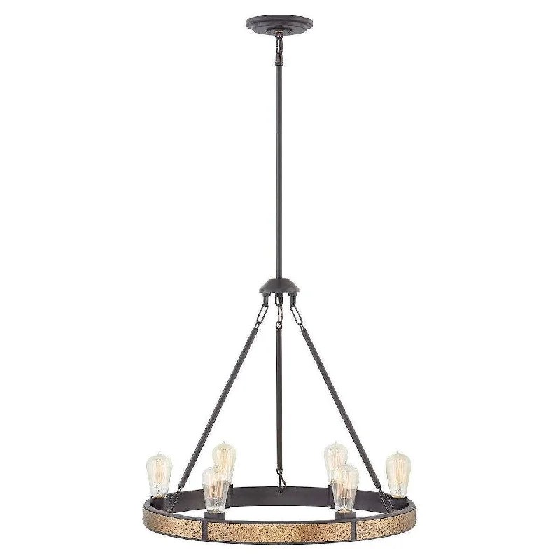 Chandeliers with Metal Frames in Silver FinishEverett Chandelier