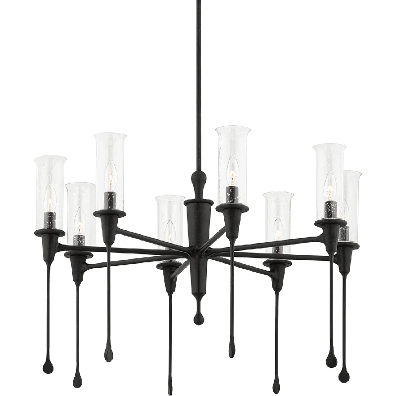Chandeliers with Pendant Lights for a Stylish LookChisel 8 Light Chandelier