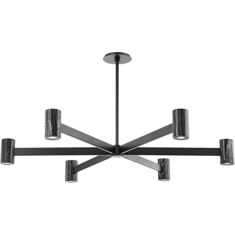 Chandeliers with Metal Frames in Bronze FinishPredock 6 Light Chandelier