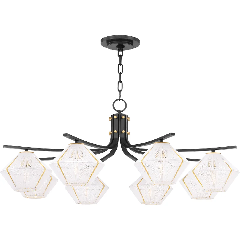 Mini Chandeliers for Adding Charm to Small SpacesSaranac 8 Light Chandelier