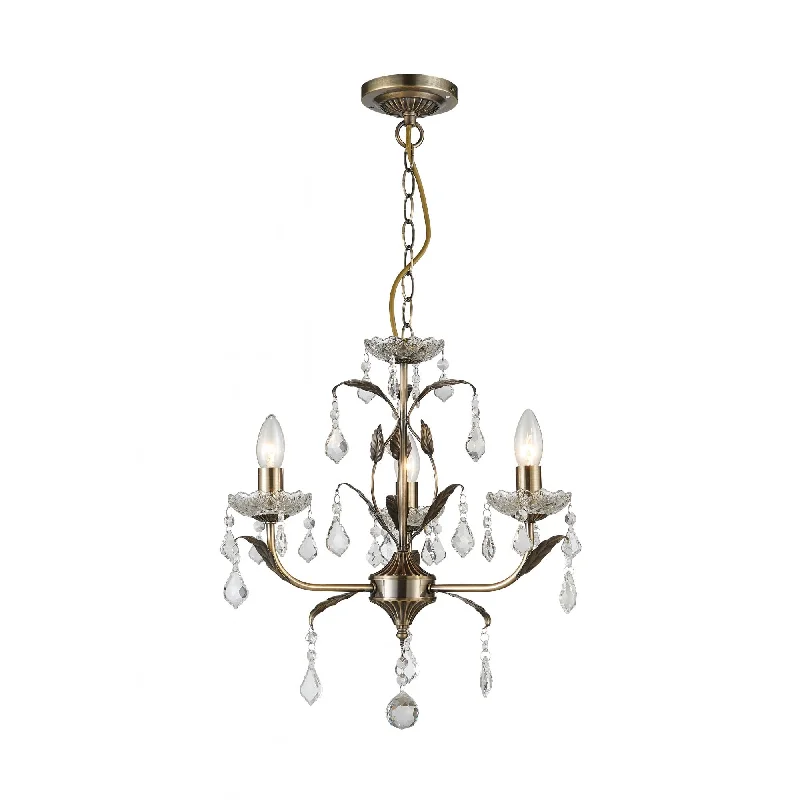 Chandeliers for Low Ceilings to Avoid OvercrowdingImpex Lighting CF1706/03/AB Evon 3 Light Chandelier Antique Brass Chandeliers for Low Ceilings to Avoid OvercrowdingImpex Lighting CF1706/03/AB Evon 3 Light Chandelier Antique Brass