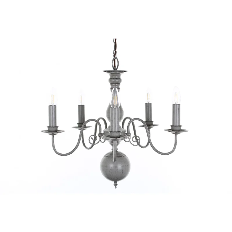 Chandeliers with Venetian Glass for a Luxurious LookImpex Lighting PG05579/05/GRY Bologna Flemish 5 Light Chandelier Grey Chandeliers with Venetian Glass for a Luxurious LookImpex Lighting PG05579/05/GRY Bologna Flemish 5 Light Chandelier Grey