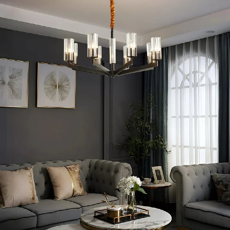 Victorian - Inspired Chandeliers with Ornate DetailsInsula Chandelier