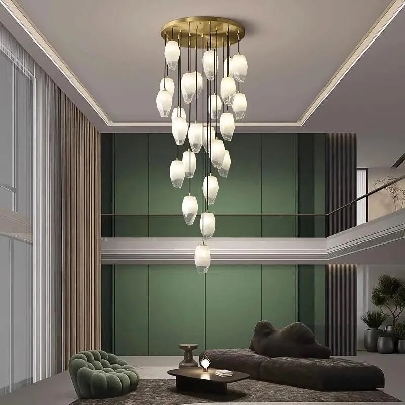 Chandeliers with Metal Frames in Copper FinishLysande Chandelier Light