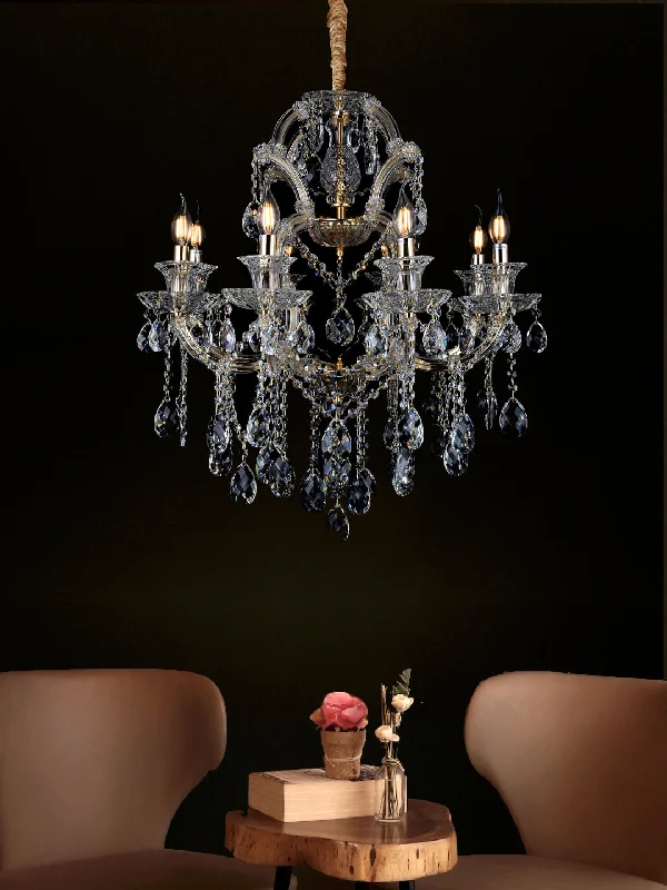 Chandeliers for Living Rooms to Create a Focal PointMaria 8-Lamp Chandelier