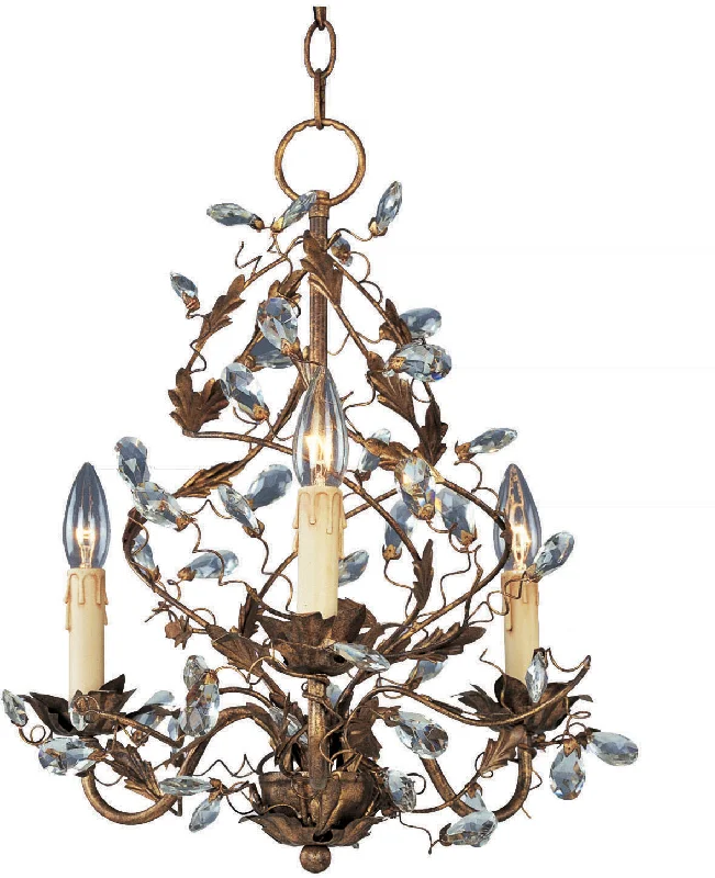 Chandeliers with Metal Frames in Silver FinishElegante Chandelier