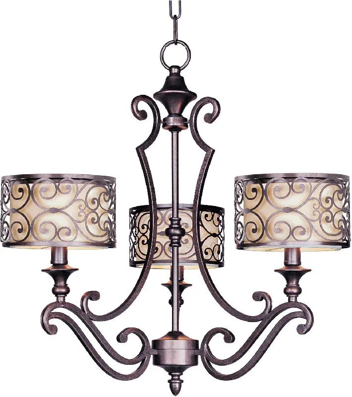 Chandeliers for Dining Rooms to Set the Mood for MealsMaxim Mondrian 21153WHUB Chandelier Light - Umber Bronze