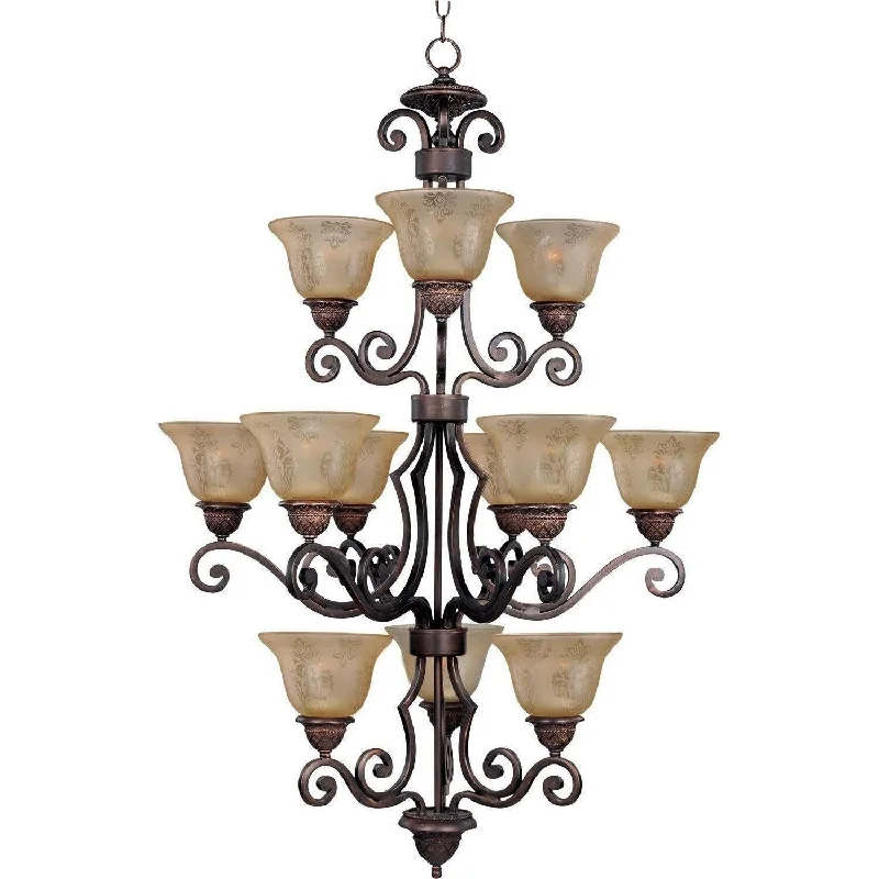 Chandeliers with Clear Crystal for a Sparkling EffectSymphony Chandelier