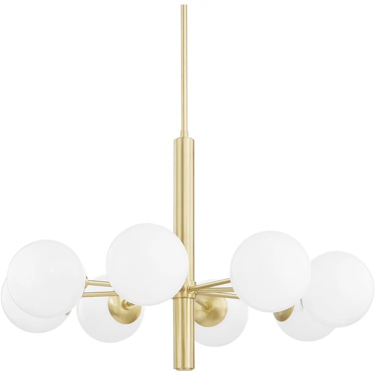 Chandeliers with Clear Crystal for a Sparkling EffectStella 8-Light Chandelier
