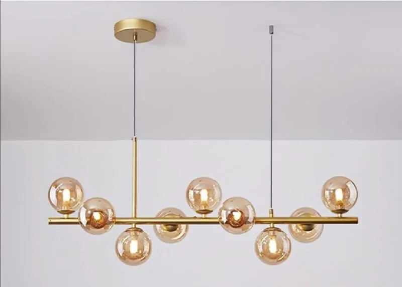 Chandeliers with Metal Frames in Black FinishModern Club chandelier-as-325